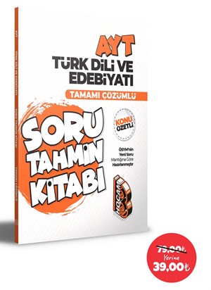2022 AYT Türk Dili ve Edebiyatı Konu Özetli ve Tamamı Çözümlü Soru Tahmin Kitabı Benim Hocam Yayınları