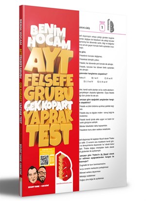 2023 AYT Felsefe Çek Kopar Yaprak Test Benim Hocam Yayınları