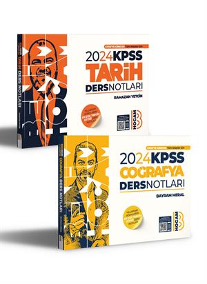 2024 KPSS Tarih ve Coğrafya Ders Notları Seti Benim Hocam Yayınları