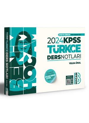 2024 KPSS Türkçe Ders Notları Benim Hocam Yayınları