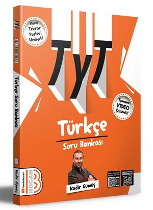 2024 TYT Türkçe Tamamı Çözümlü Soru Bankası Konu Tekrar Posteri Hediyeli Benim Hocam Yayınları
