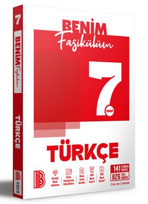 7. Sınıf Türkçe Benim Fasikülüm Benim Hocam Yayınları