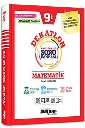 Ankara Yayıncılık 9. Sınıf Matematik Dekatlon Konu Özetli Soru Bankası