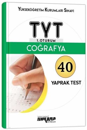 Ankara Yayıncılık TYT Coğrafya 40 Yaprak Test