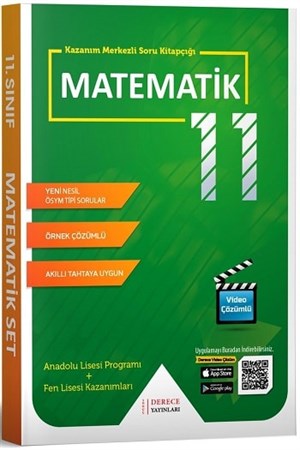 Derece Yayınları 11. Sınıf Matematik Modüler Set