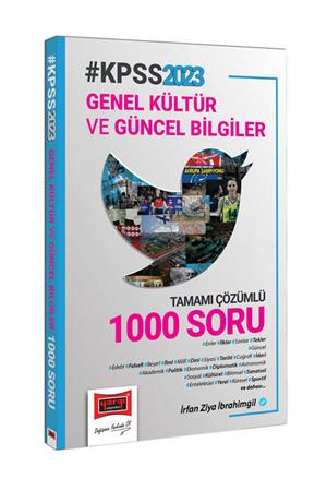 Yargı Yayınları 2023 KPSS Genel Kültür ve Güncel Bilgiler Tamamı Çözümlü 1000 Soru