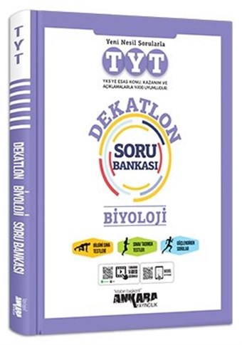 Ankara Yayıncılık TYT Dekatlon Biyoloji Soru Bankası