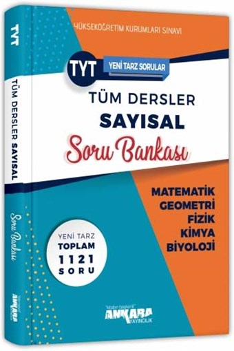 Ankara Yayıncılık TYT Tüm Dersler Sayısal Soru Bankası