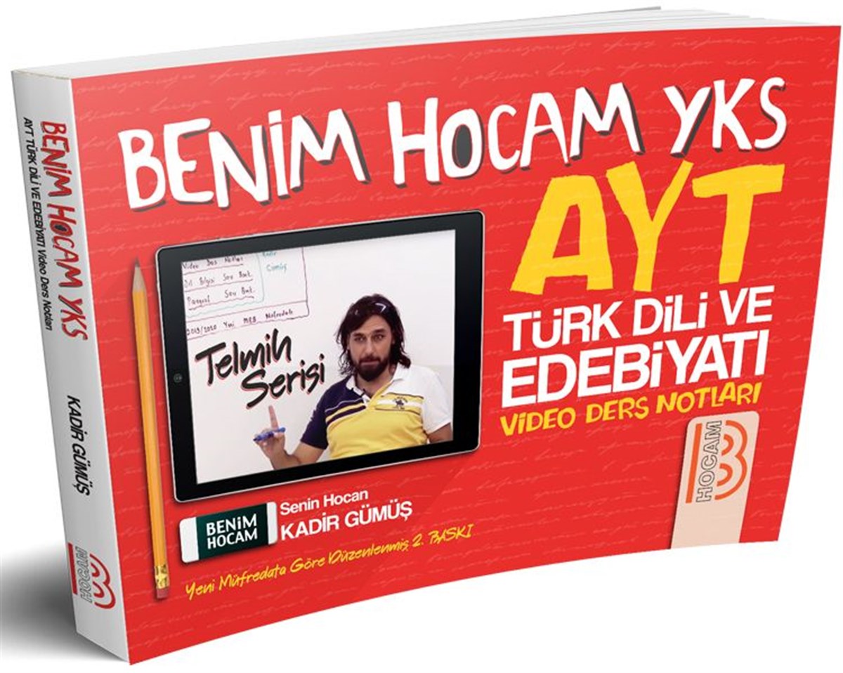 YKS-AYT Türk Dili ve Edebiyatı Video Ders Notları Benim Hocam Yayınları