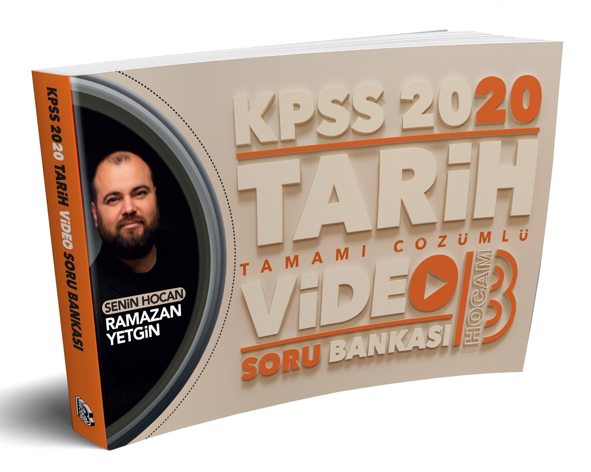 2020 KPSS Tarih Tamamı Çözümlü Video Soru Bankası Benim Hocam Yayınları