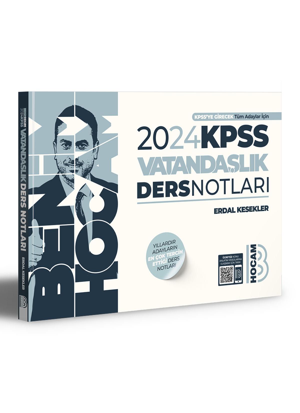 2024 KPSS Vatandaşlık Ders Notları Benim Hocam Yayınları Vatandaşlık KPSS  Soru bankası En çok Satan KPSS kitapları