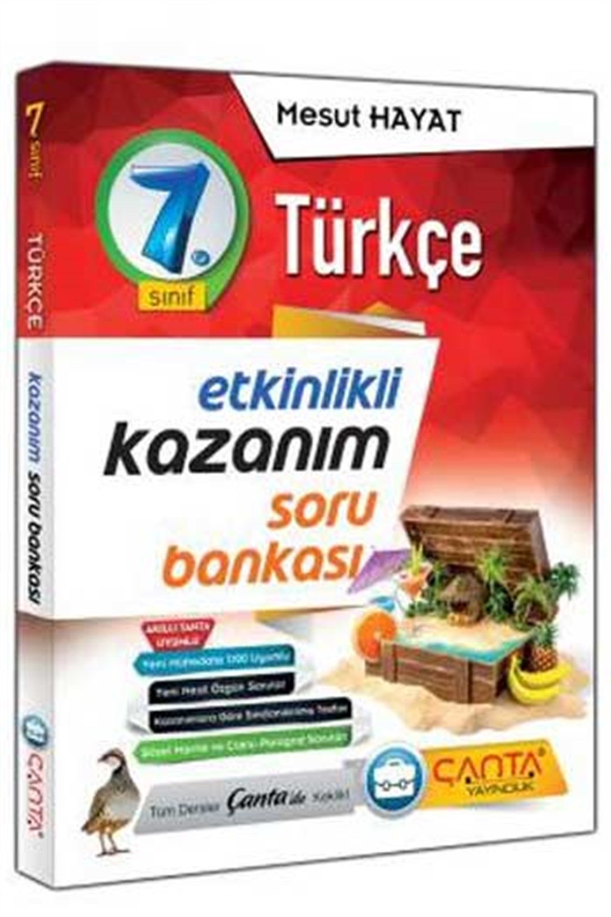 Çanta Yayınları 7. Sınıf Türkçe Etkinlikli Kazanım Soru Bankası