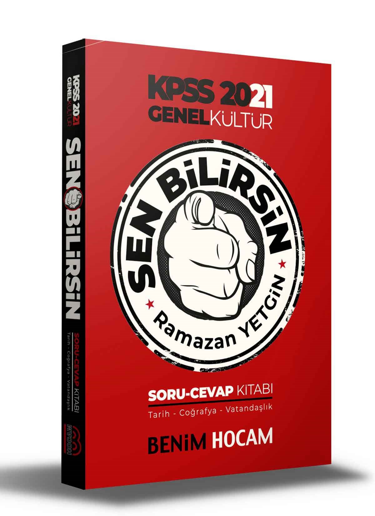 KPSS 2021 Genel Kültür Sen Bilirsin Tarih-Coğrafya-Vatandaşlık Soru Cevap  Kitabı