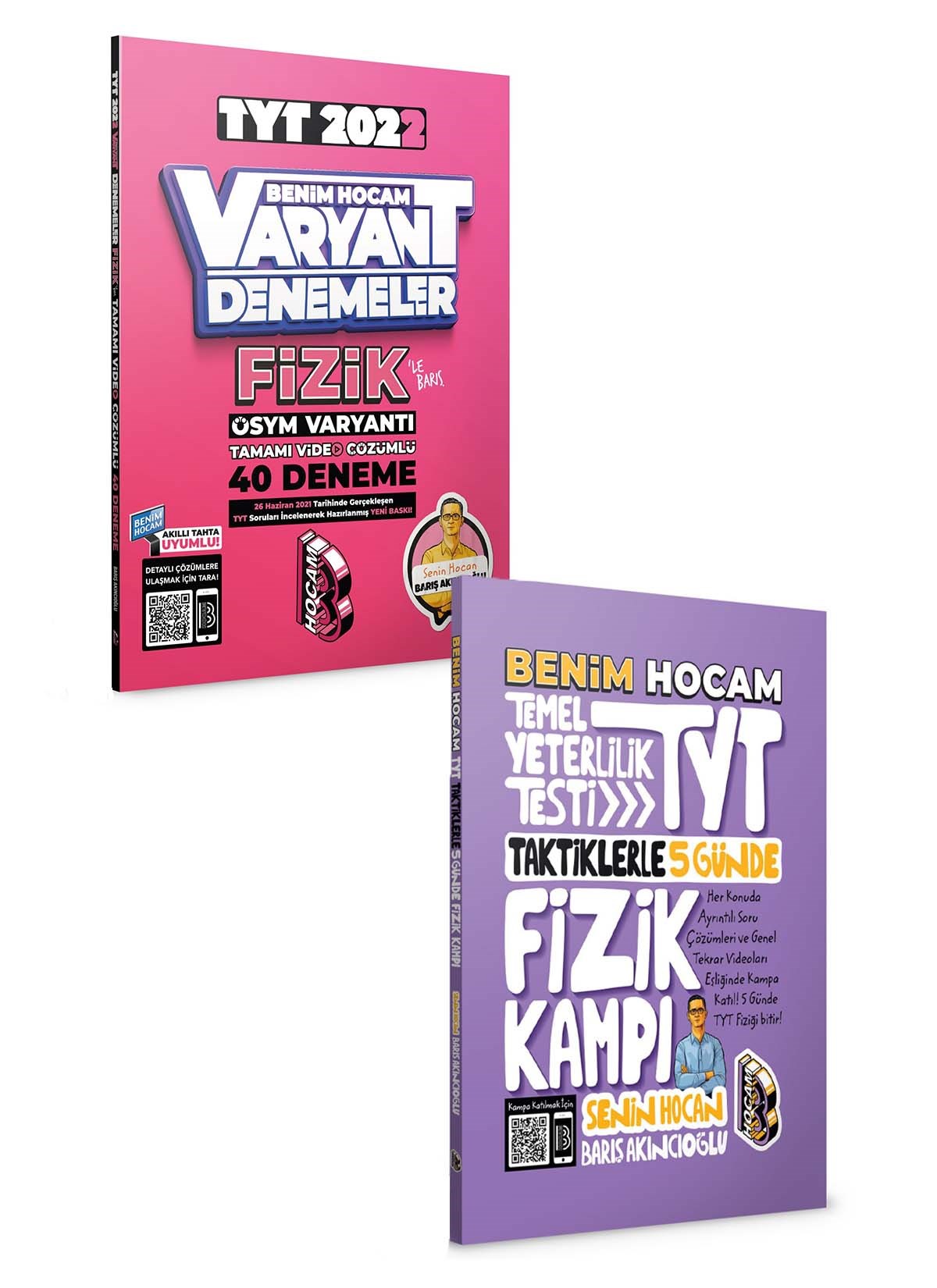 TYT Fizik Kamp Kitabı ve Deneme Sınavı Seti Benim Hocam Yayınları