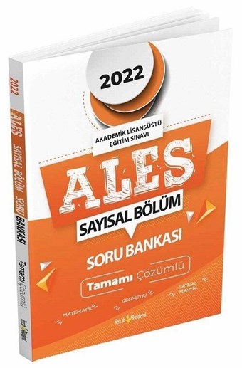 Tercih Akademi Yayınları 2022 ALES Sayısal Soru Bankası Çözümlü