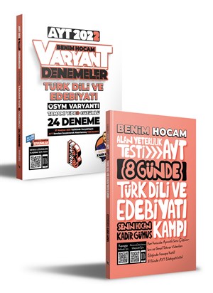 2022 AYT Türk Dili ve Edebiyatı Kampı ve Deneme Seti Benim Hocam Yayınları