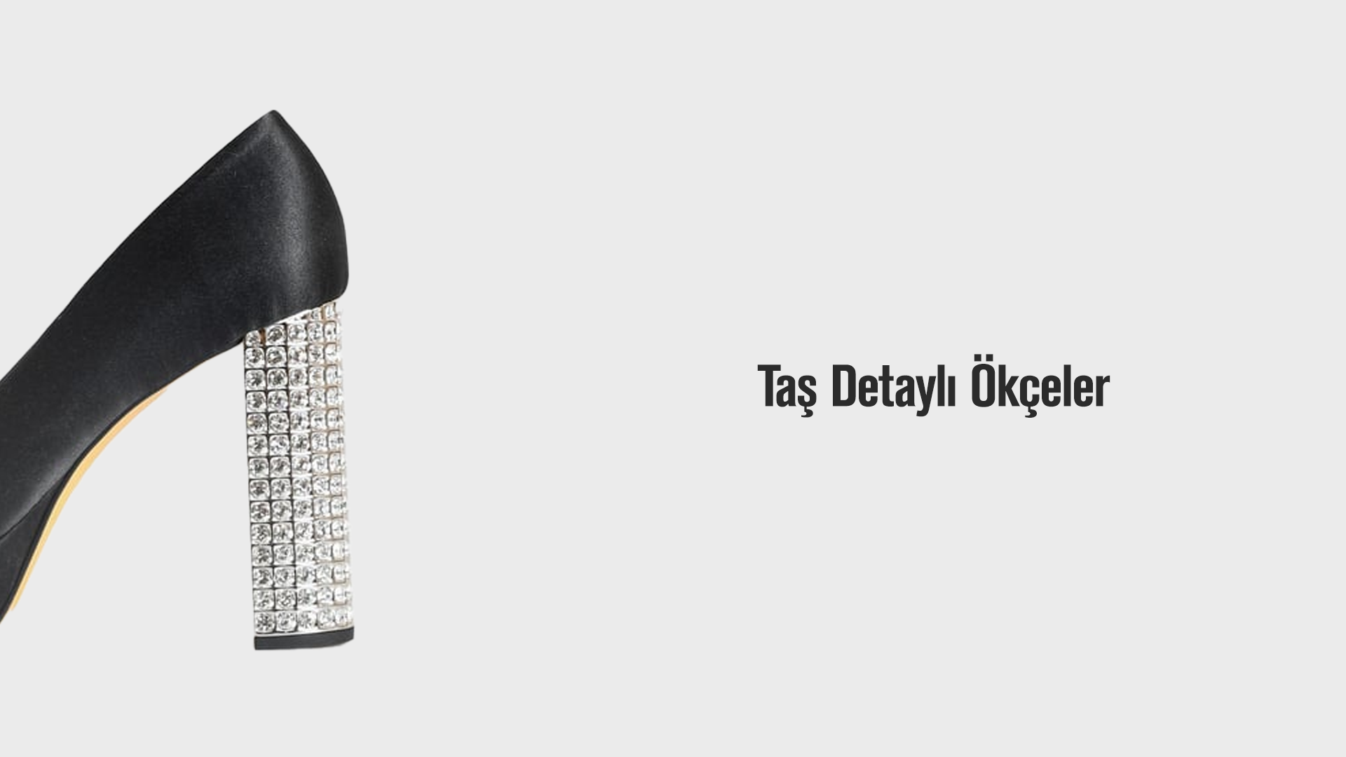 Taş Detaylı Ökçeler