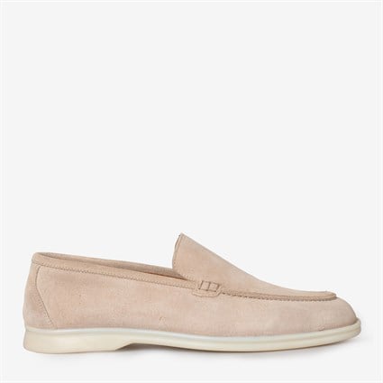 Bej Süet Erkek Loafer