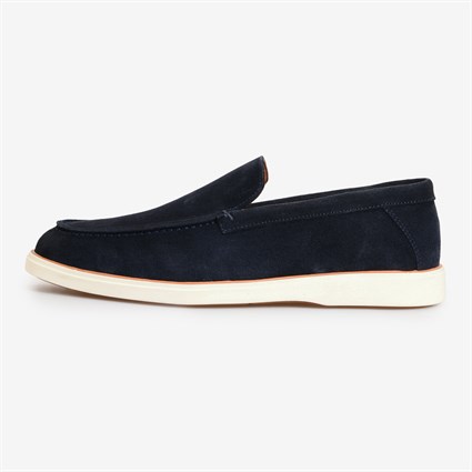 Lacivert Süet Erkek Loafer