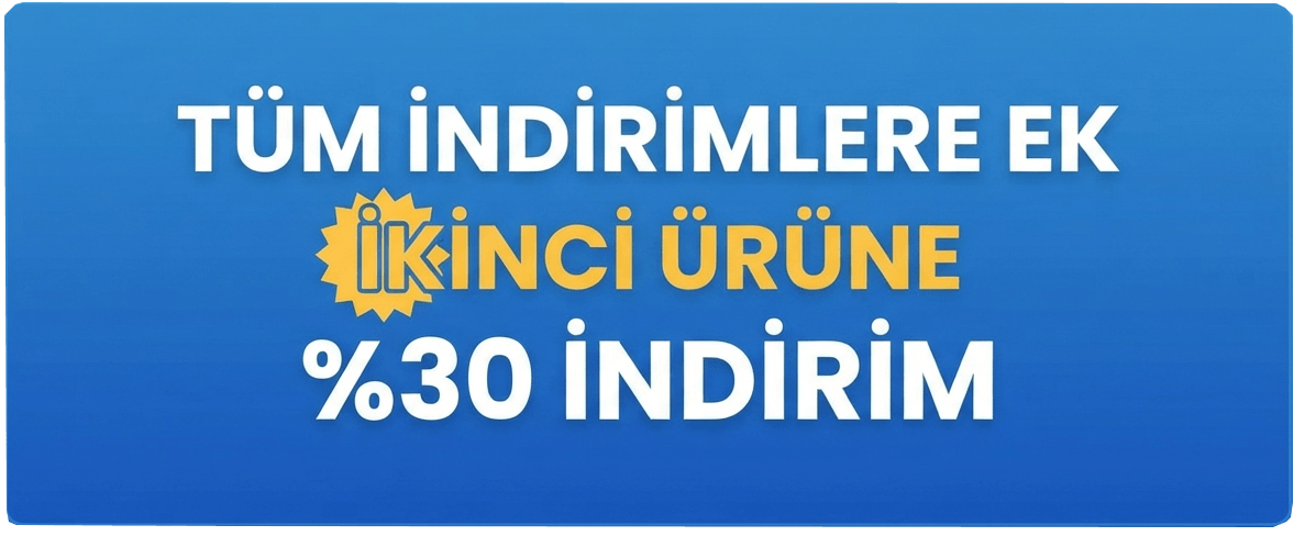 İkinci Ürüne %30 İndirim