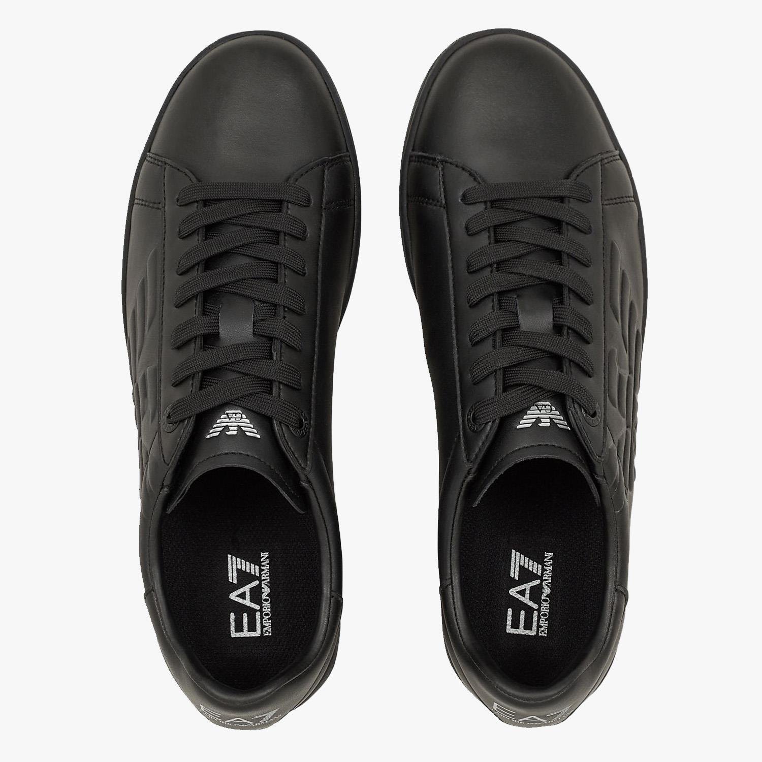 Ea7 Emporio Armani Siyah Sneakers | Flower Ayakkabı