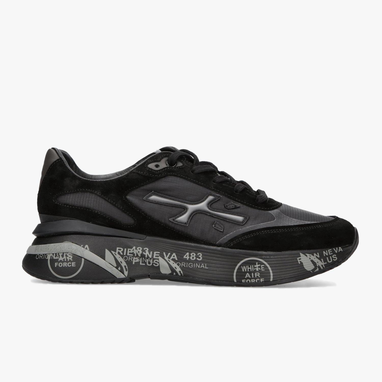 Premiata Siyah Moerun 6445 Erkek Sneaker | Flower Ayakkabı