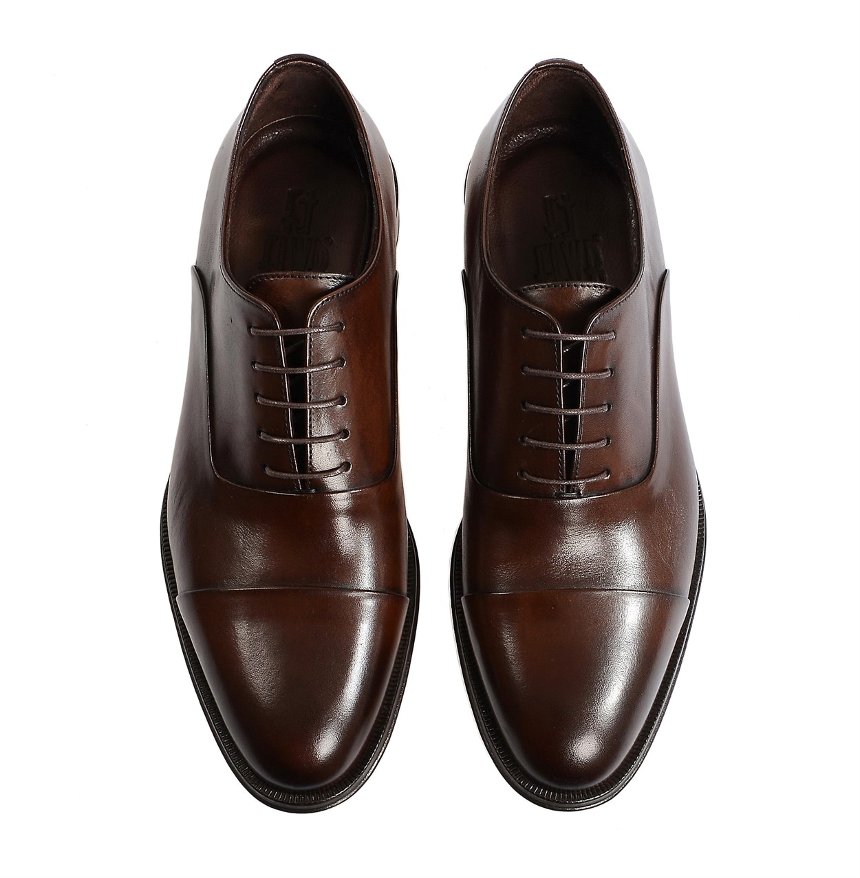 Kahverengi Klasik Kösele Ayakkabı | Flower Ayakkabı