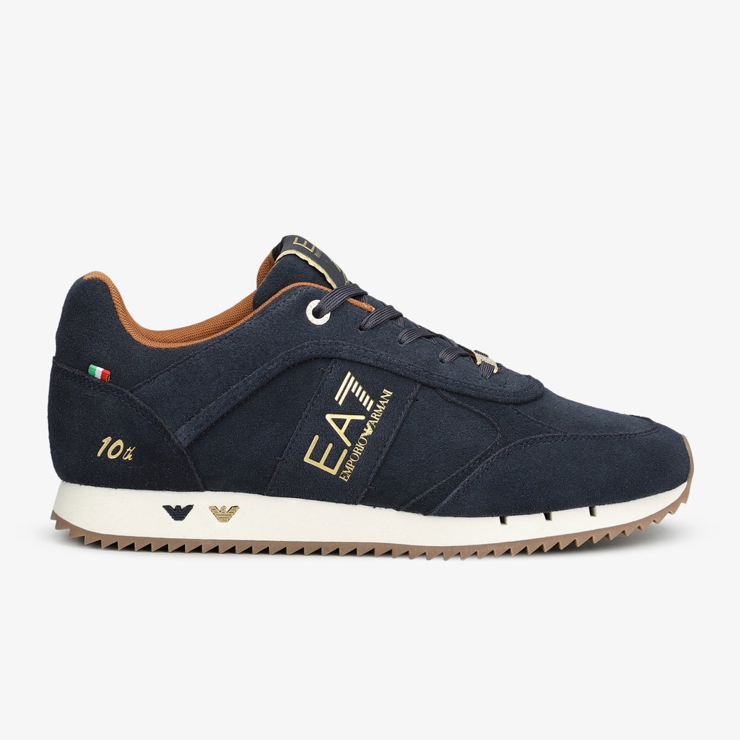 EMPORIO ARMANI & Einstürzende Neubauten Ea7 Emporio Armani AF17465 Lacivert Erkek Sneakers | Flower Ayakkabı