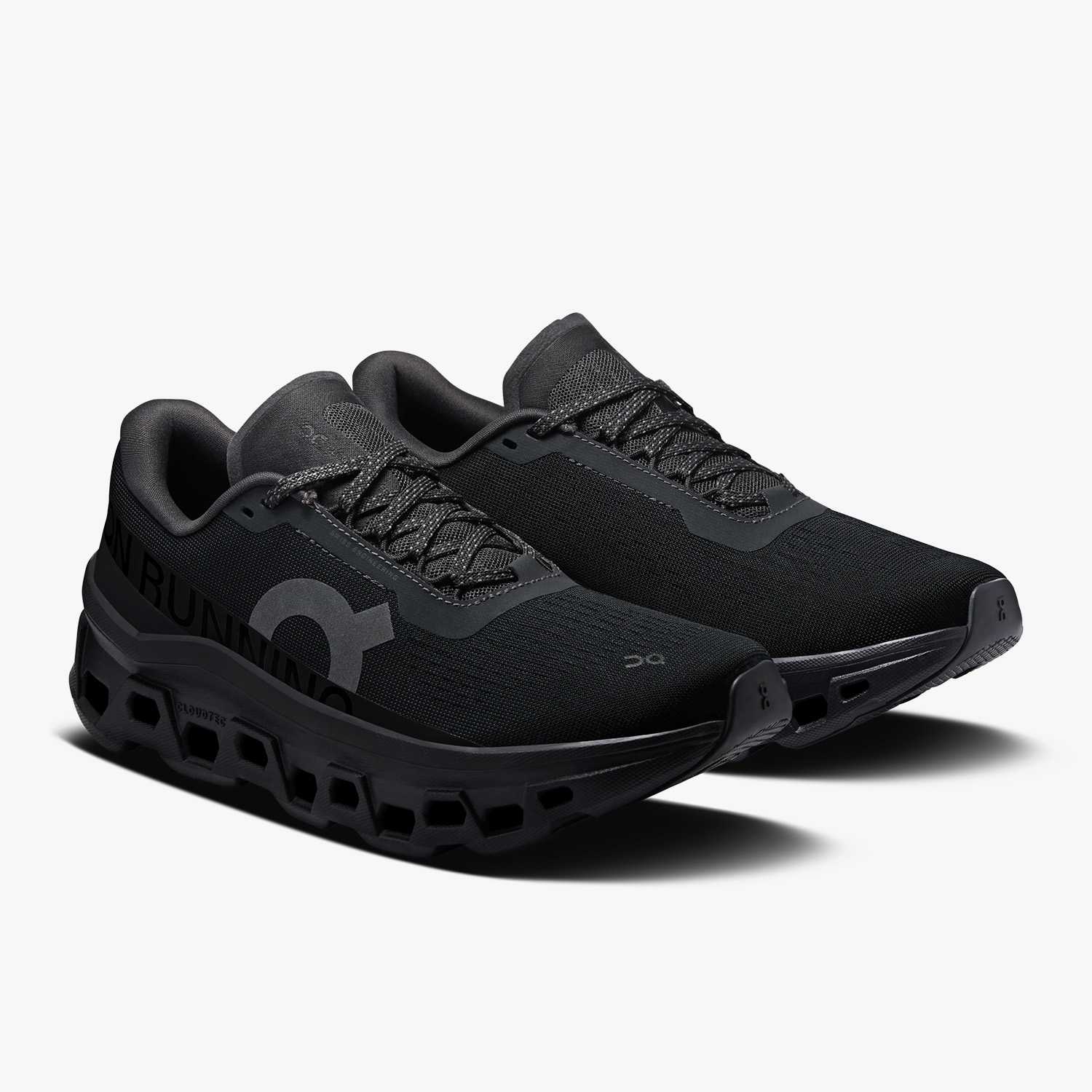 On Cloudmonster 25.5 ブラック On Running Siyah Cloudmonster 1 Kadın Koşu Ayakkabısı | Flower