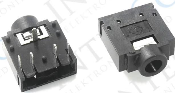 3,5MM STEREO ŞASE 4+1  PLASTİK KAFA