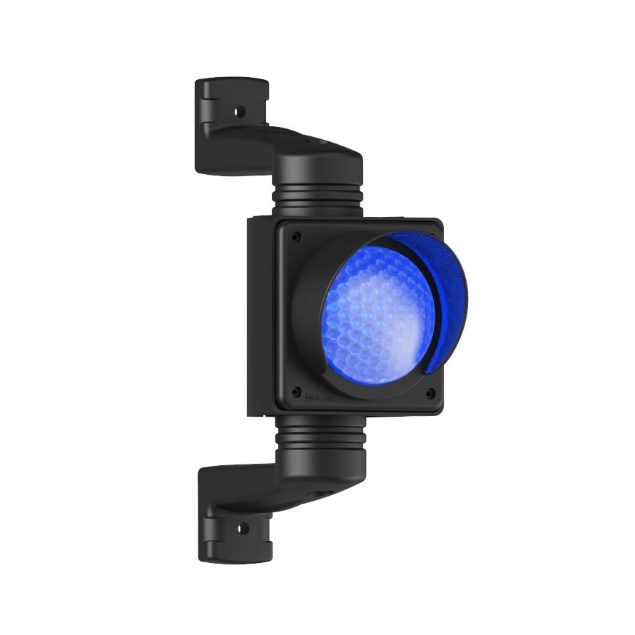 MESAN MS 8030.5.12-24VDC Ø100mm LEDli Tekli Trafik Lambası