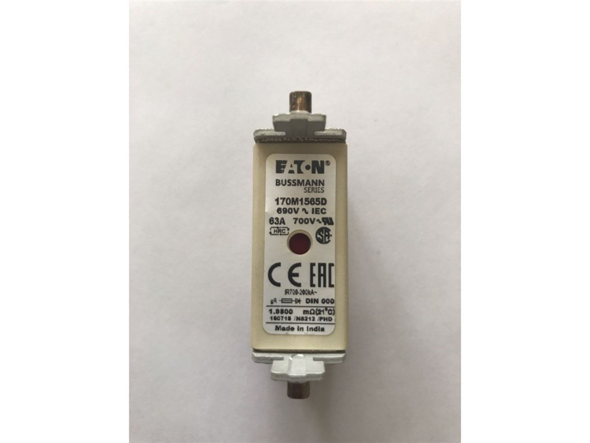 Bussmann 170M1565 63A NH000 Hızlı Bıçaklı Sigorta