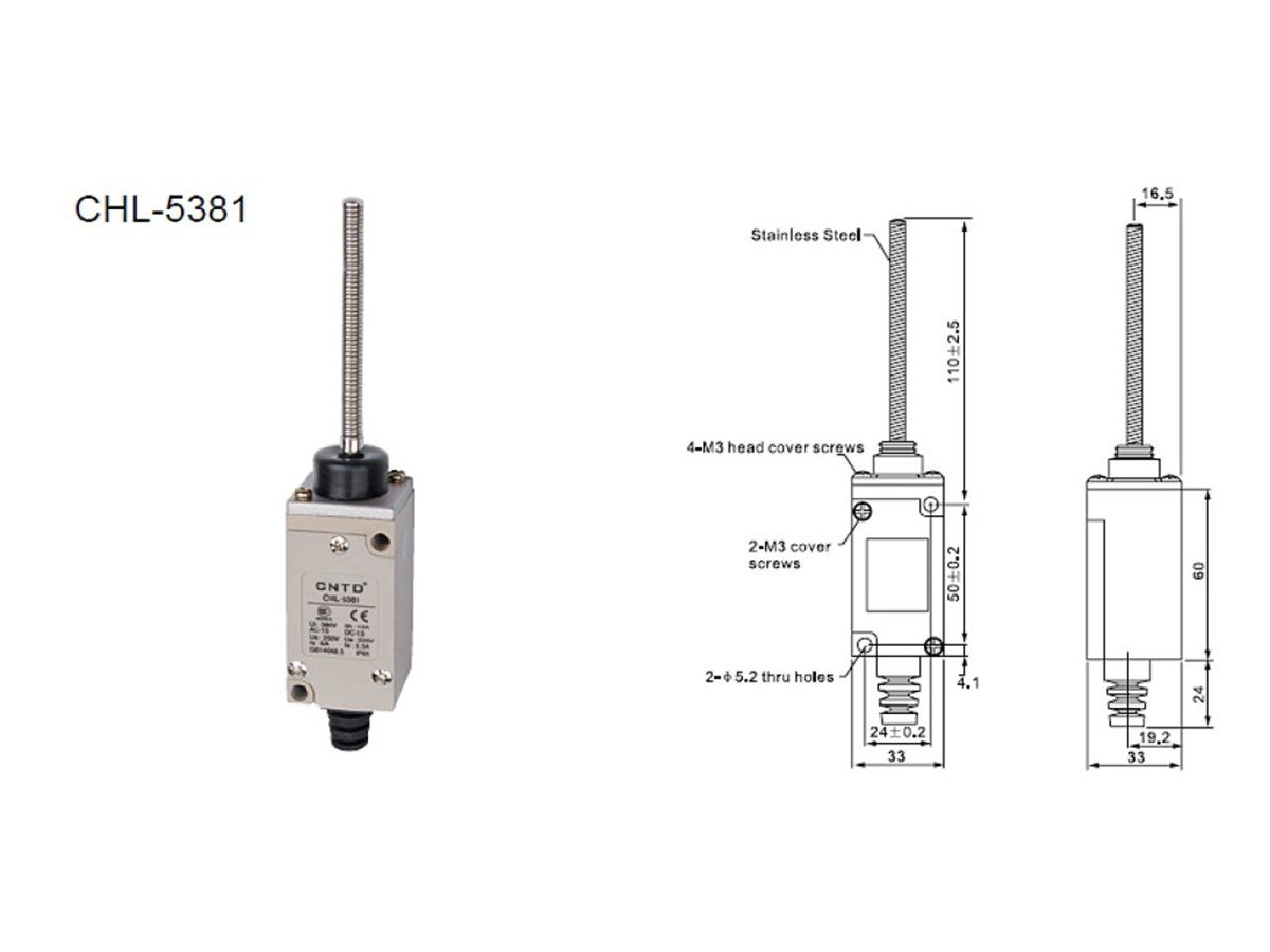 CNTD CHL-5381 Spiral Telli Limit Switch