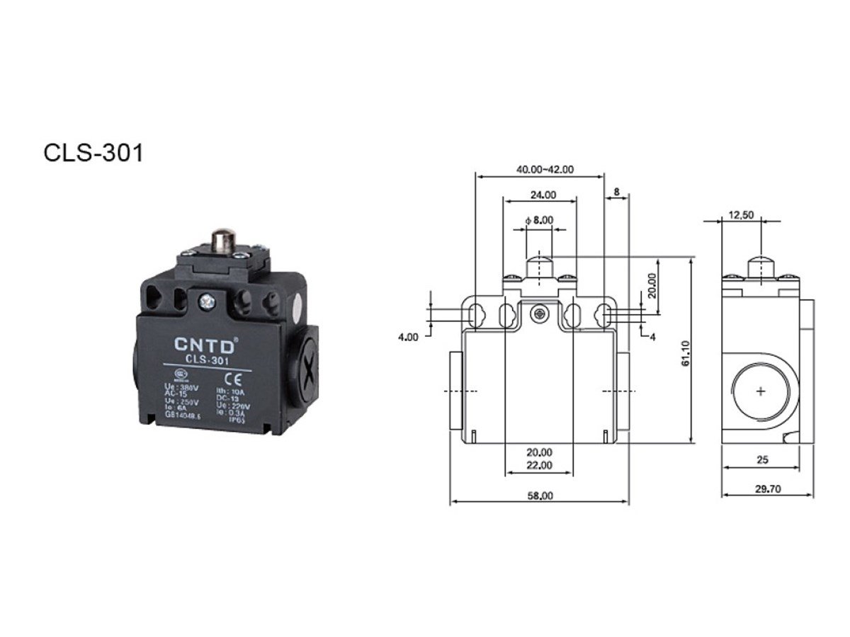 CNTD CLS-301 Geniş Gövde Doğrusal Pim Limit Switch