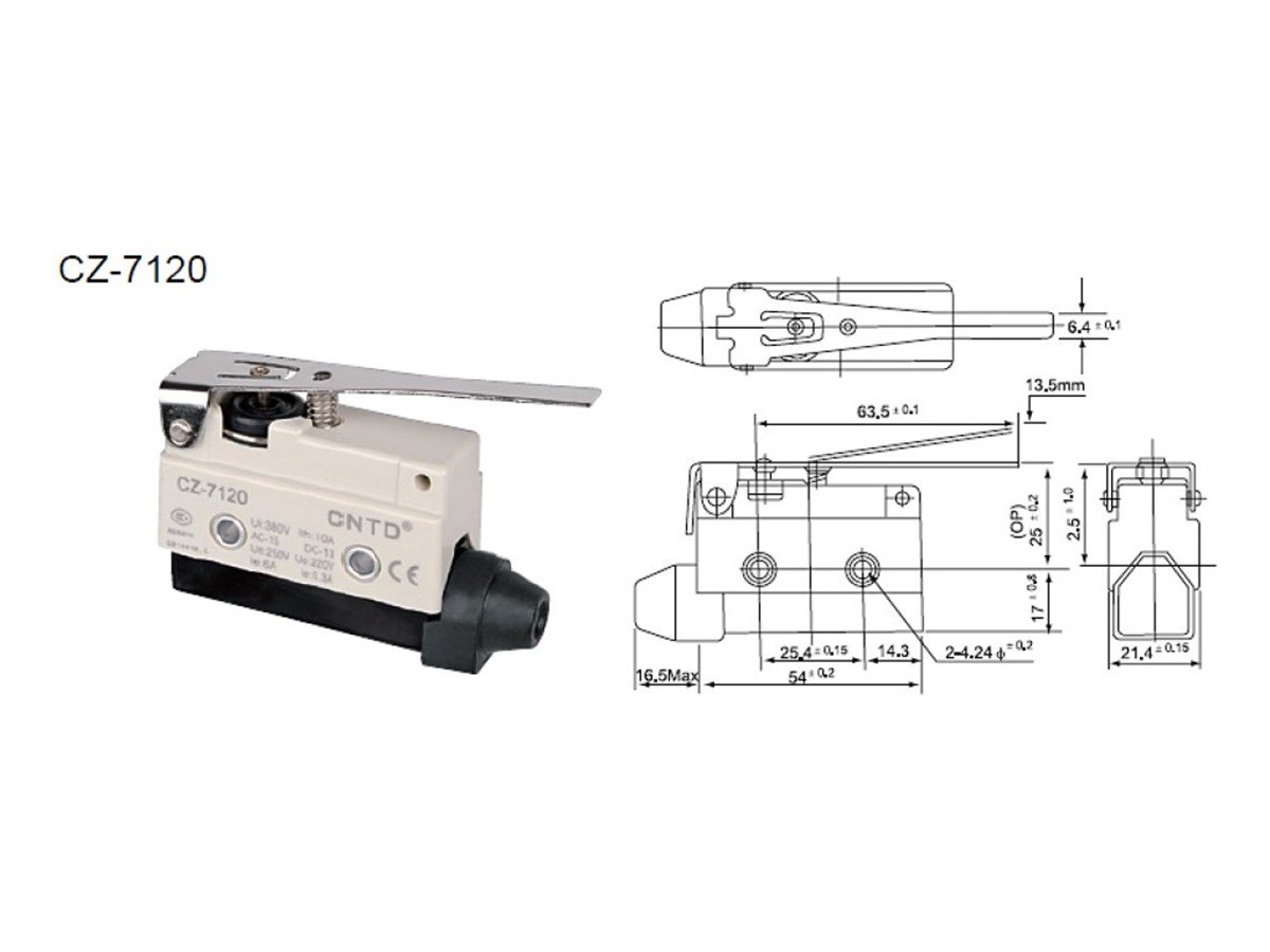 CNTD CZ-7120 Uzun Paletli Micro Switch