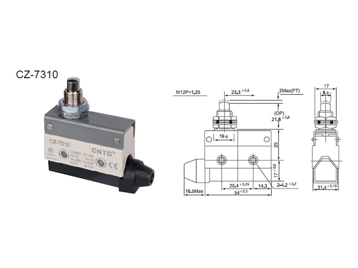 CNTD CZ-7310 Uzun Vidalı Micro Switch