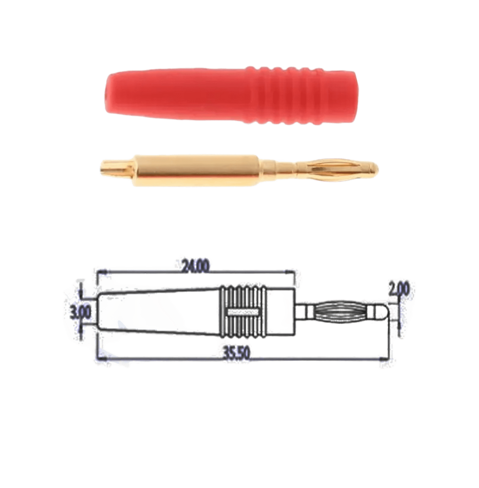 IC-238S Banana Jak 2mm CX-2067