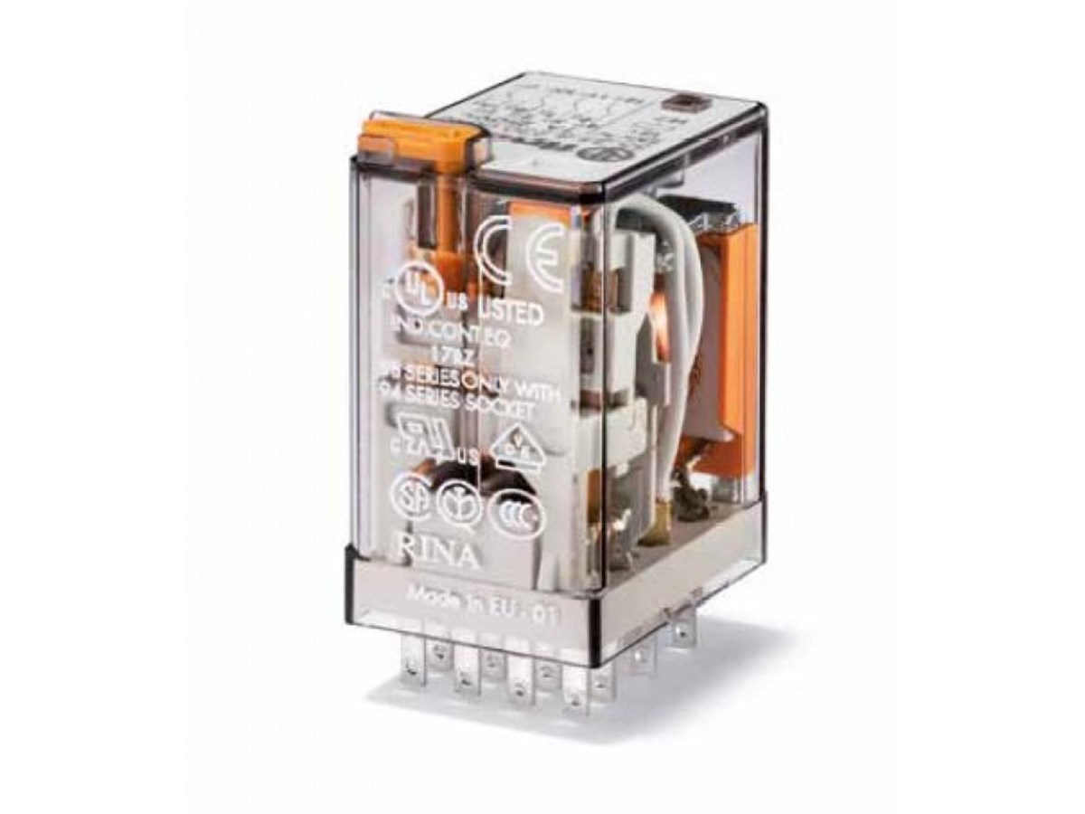 Mec 55.34-048DC 14 Pin 4 Kontak Röle