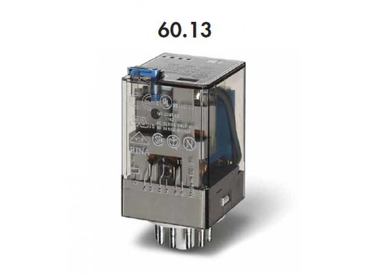 Mec 60.13-024DC 11 Pin 3 Kontak Röle