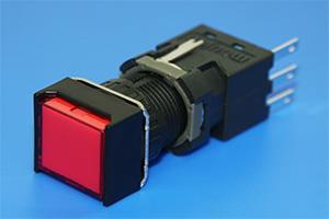 MOUJEN KARE 16MM SİNYAL IŞIK 24V AC/DC 3PİN BUTON