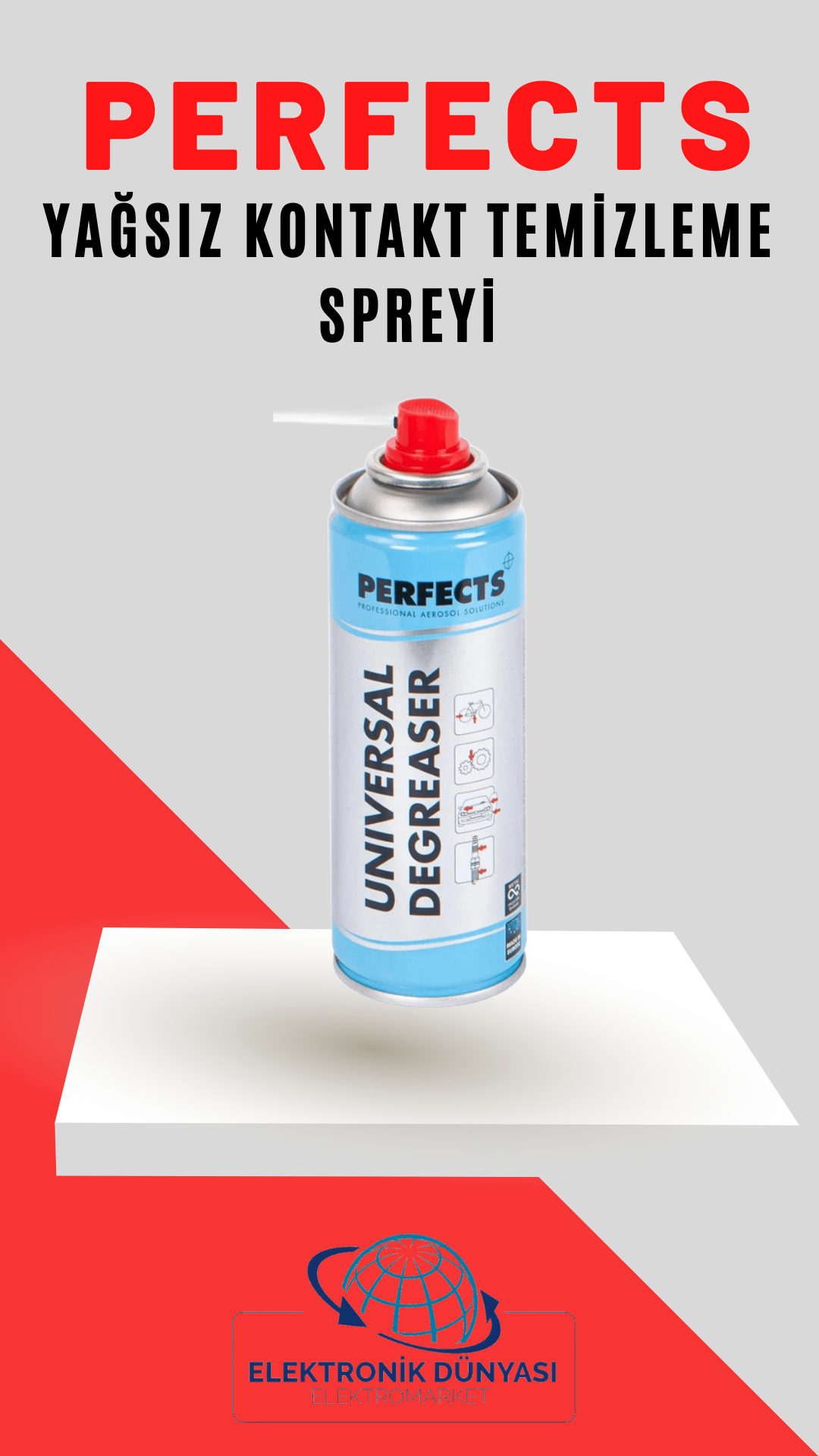 ﻿Perfects 200ml Yağsız Kontak Sprey