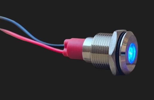 12 MM METAL KABLOL7U SİNYAL LAMBASI IP67