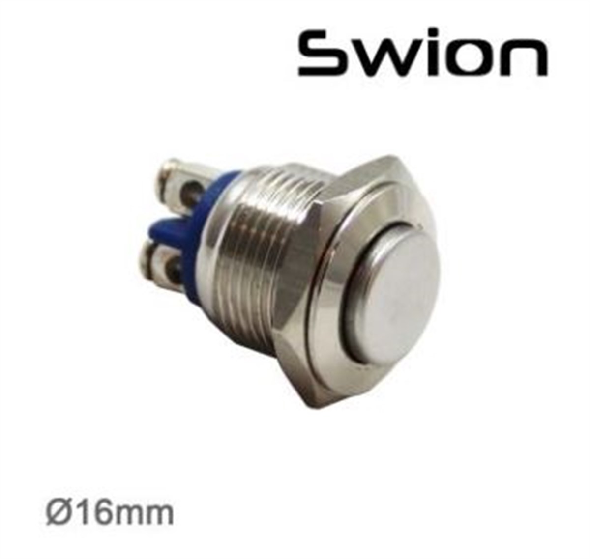 16mm Metal Buton Yaylı