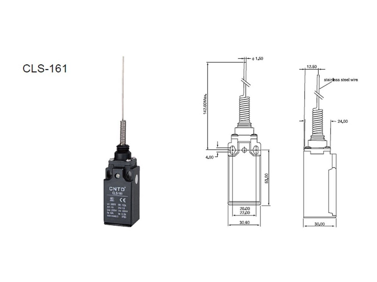 CNTD CLS-161 Dar Gövde Telli Limit Switch
