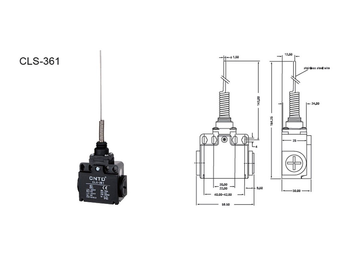 CNTD CLS-361 Geniş Gövde Telli Limit Switch