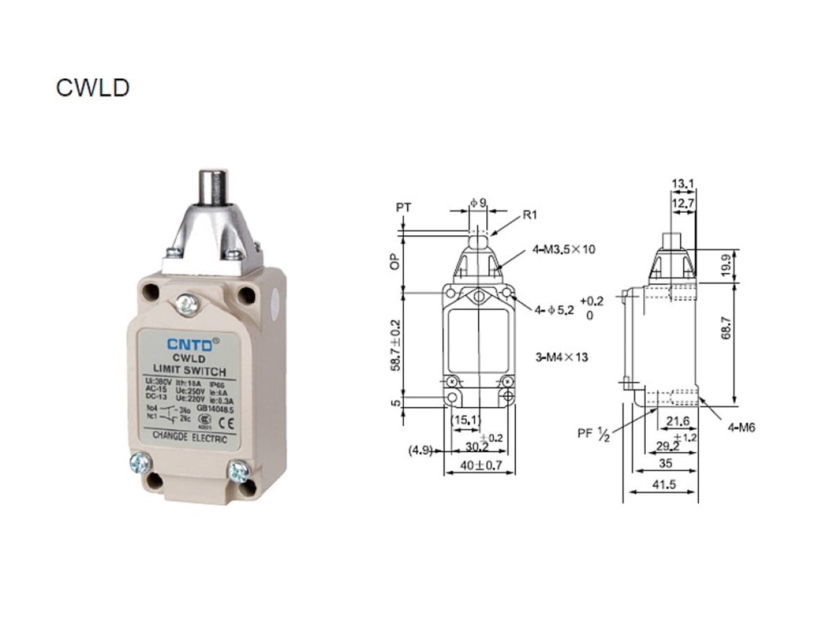 CNTD CWLD Doğrusal Pim Limit Switch