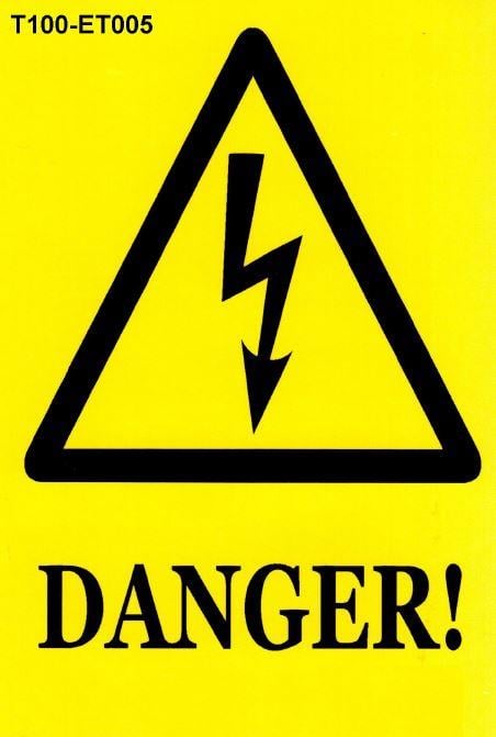 Danger Etiketi 100 x 150 mm