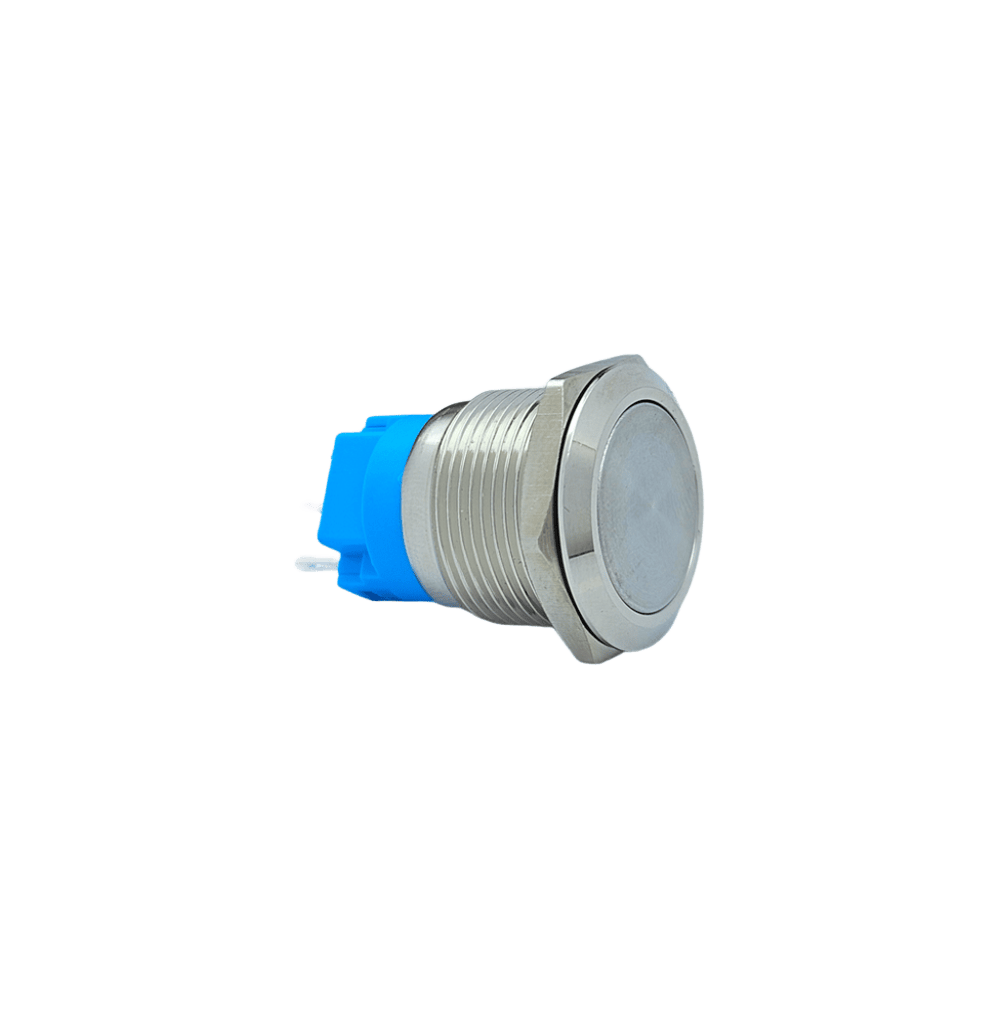 E65 19MM METAL KALICILI BUTON DÜZ KAFA LEDSİZ 1NO/1NC