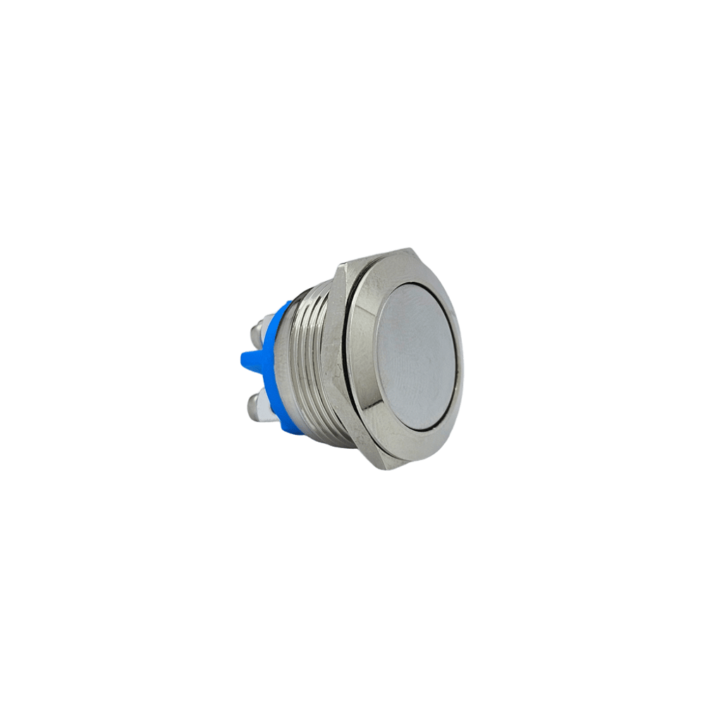 E98 19MM METAL BUTON YAYLI DÜZ KAFA 1NO