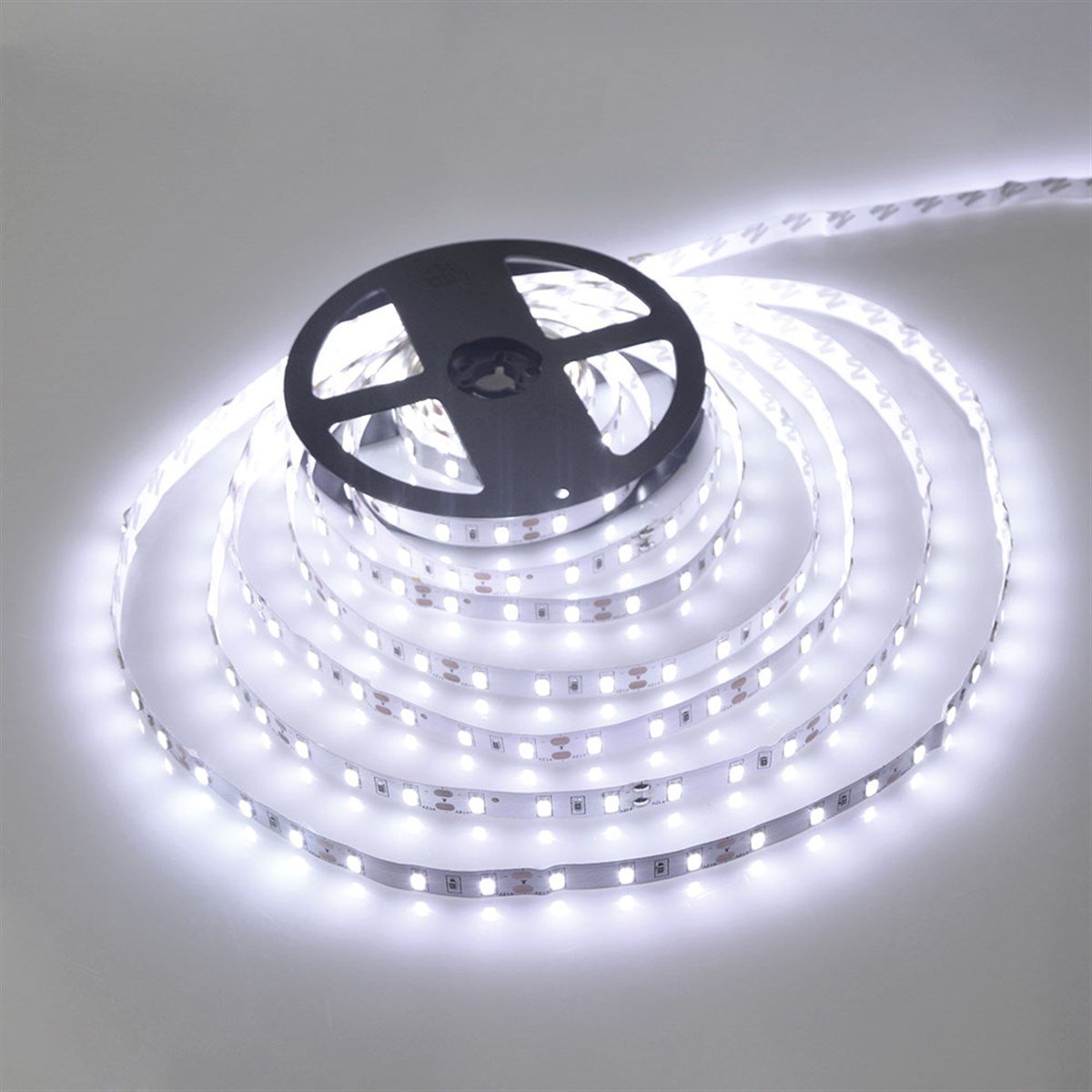 Eld 5050 60 Chip Double Pcb Silikonsuz Şerit Led Beyaz 5 Metre